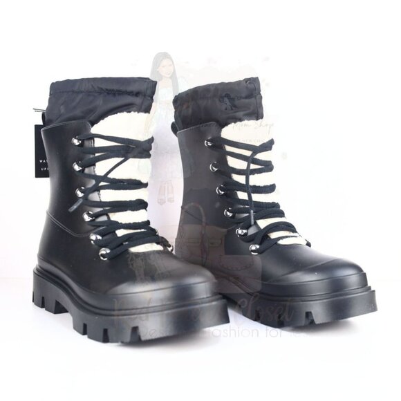 Marc Fisher Ltd. Women's Faux Fur Weatherproof Boots Black Size 6- 0339 - Picture 3 of 15